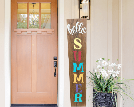 hello summer sign